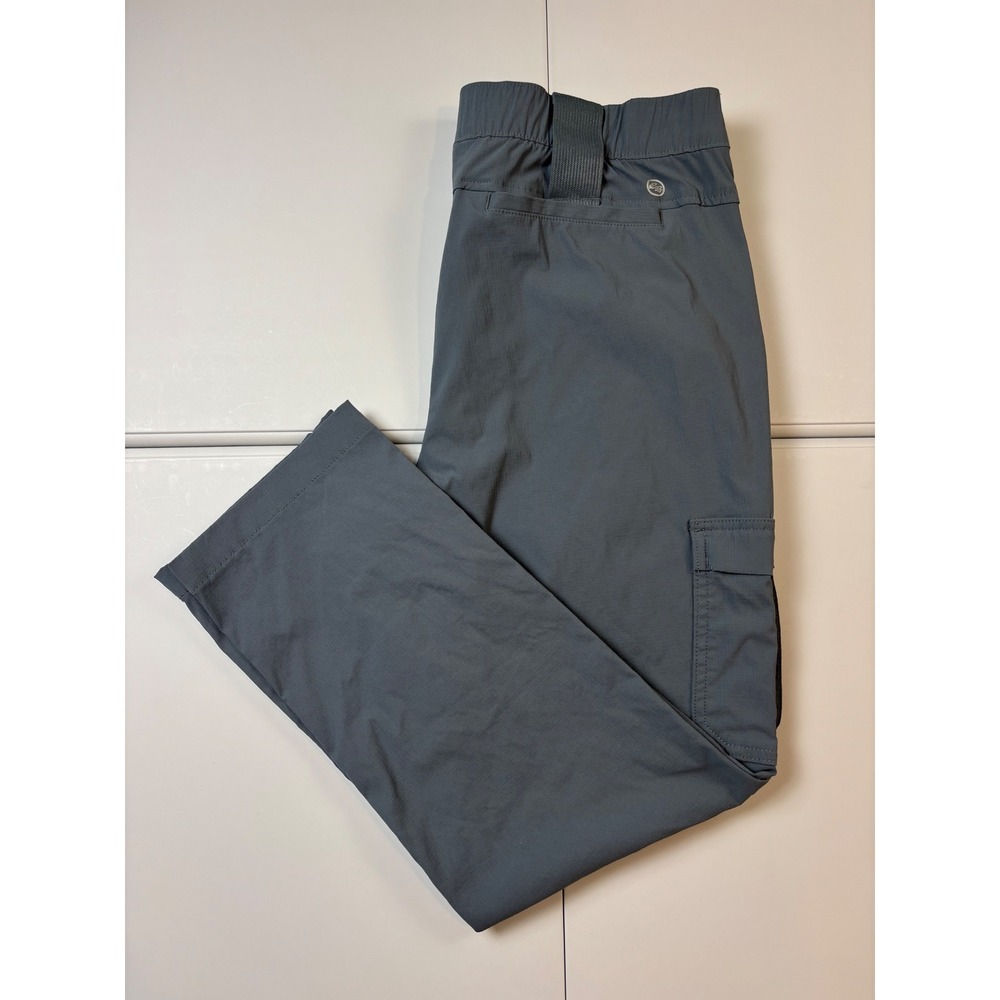 Eddie Bauer First Ascent Guide Cargo Pants Womens 10 Gray Hiking Outdoor Ripstop